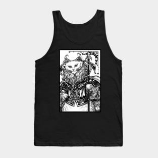 Brave Cat Warrior Tank Top